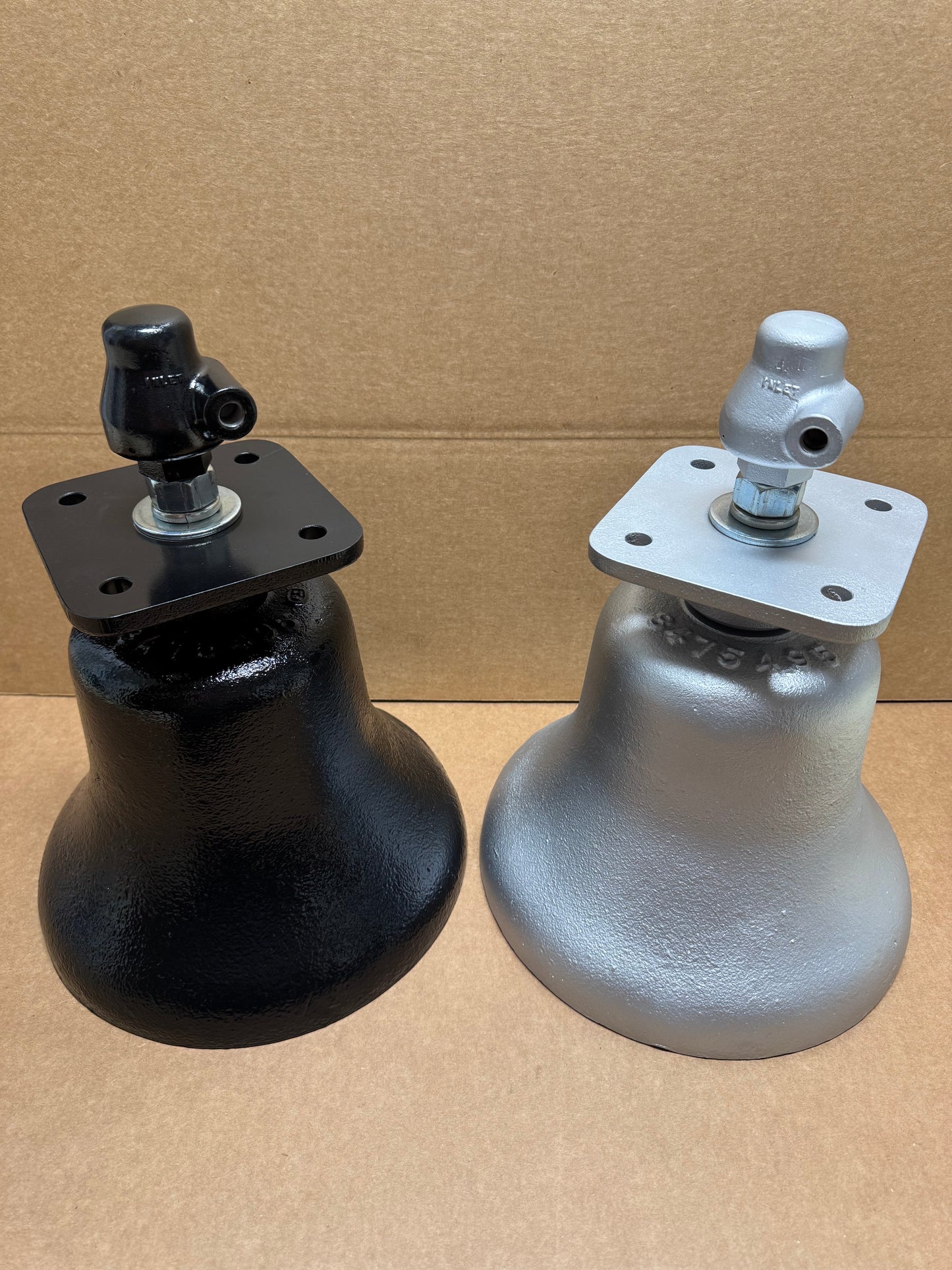 RESTORED Black EMD Steel Locomotive Train Bell