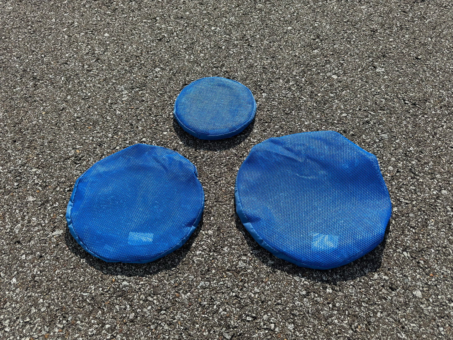 NEW Blue Debris Covers for Locomotive Train Horns