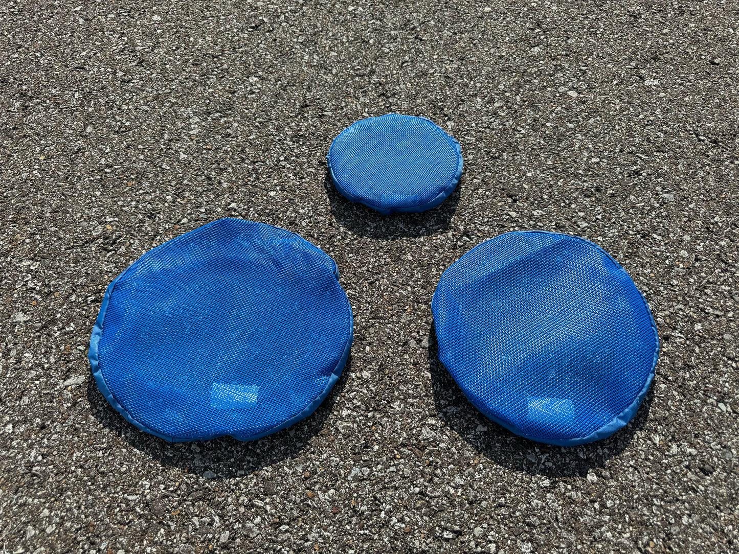 NEW Blue Debris Covers for Locomotive Train Horns