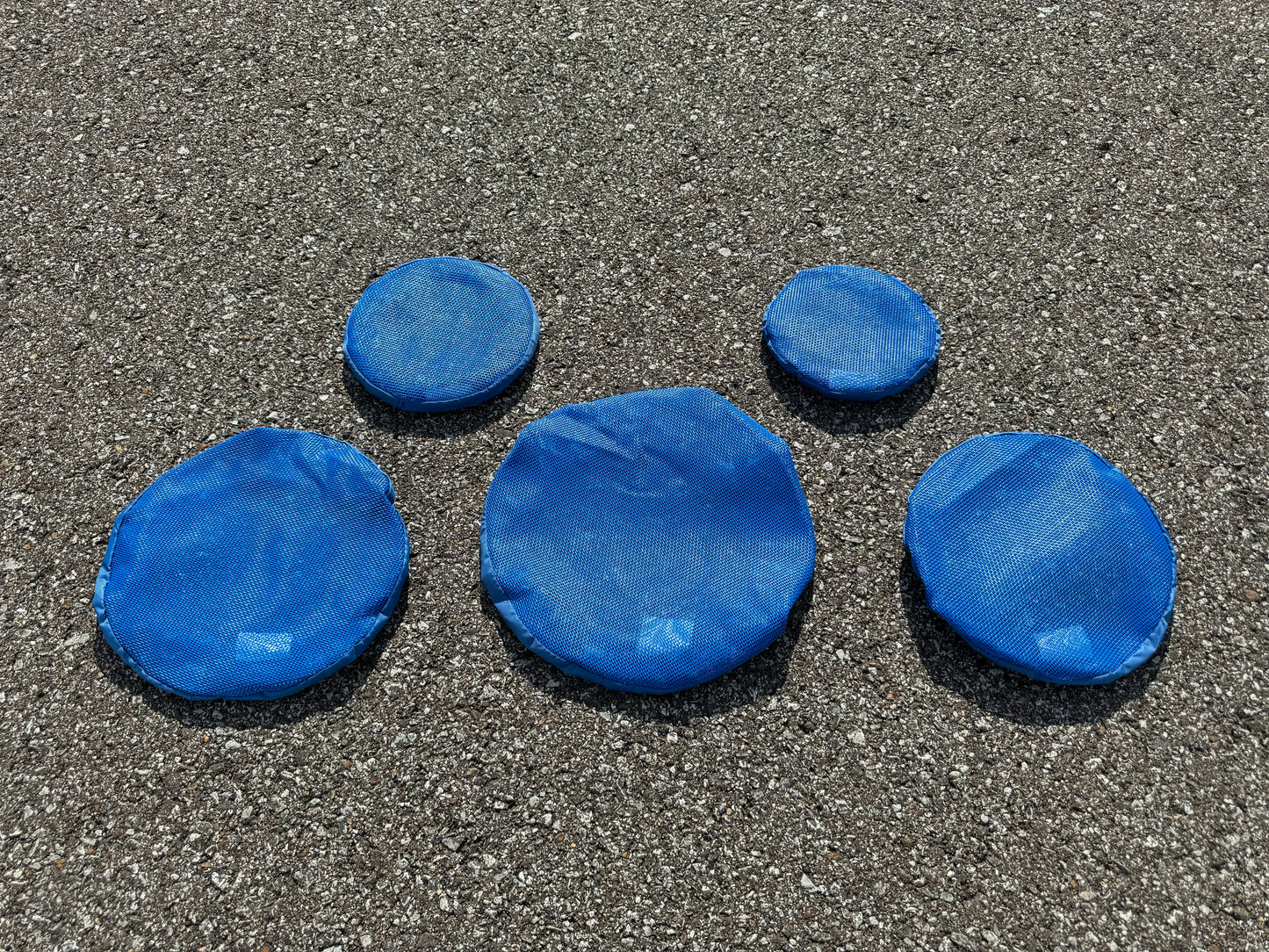 NEW Blue Debris Covers for Locomotive Train Horns